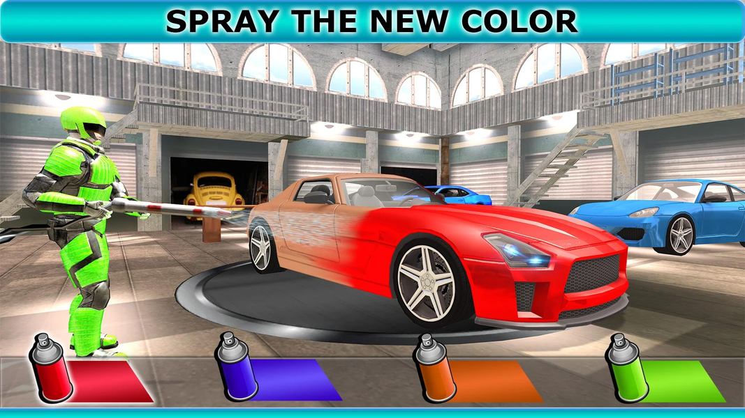 Robot Car Mechanic Workshop Ga - Image screenshot of android app
