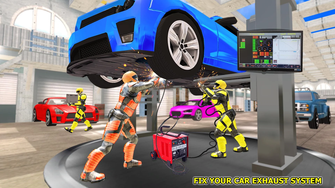 Robot Car Mechanic Workshop Ga - Image screenshot of android app