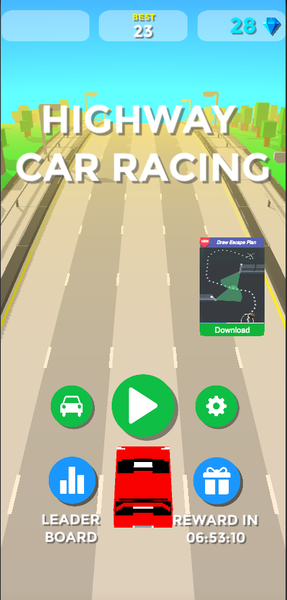 Highway Racing: Car craft - Gameplay image of android game