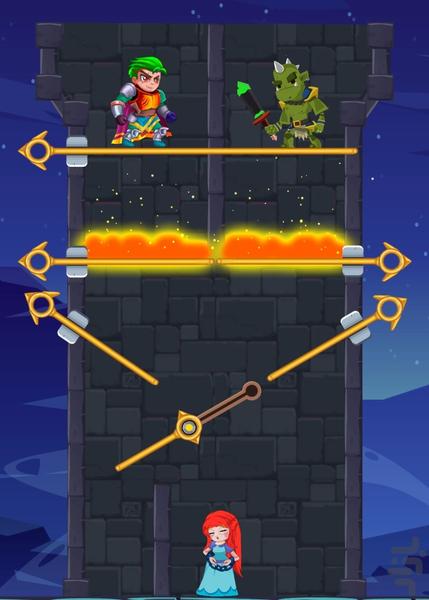 بازی قهرمان نجات - Gameplay image of android game