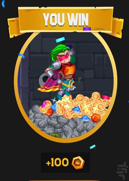 بازی قهرمان نجات - Gameplay image of android game