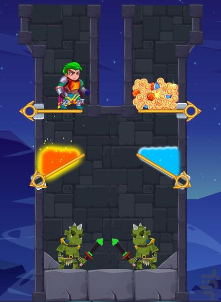 بازی قهرمان نجات - Gameplay image of android game