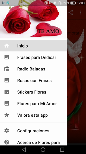 Flores para Mi Amor - Image screenshot of android app
