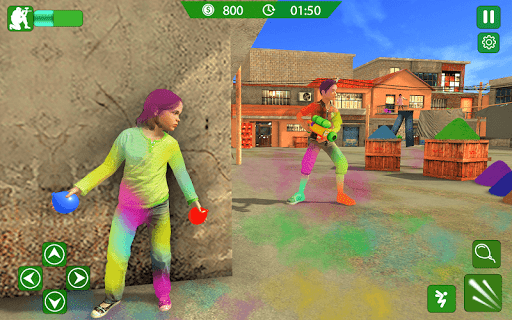 Happy Holi 2020 - Indian Holi Festival Games - Gameplay image of android game