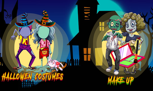 Pretend Play Halloween Party: Haunted Ghost Town - عکس بازی موبایلی اندروید
