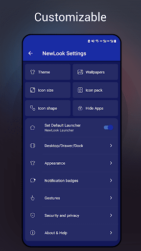 Newlook Launcher - Galaxy Star - عکس برنامه موبایلی اندروید