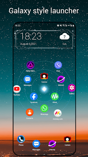 Newlook Launcher - Galaxy Star - Image screenshot of android app