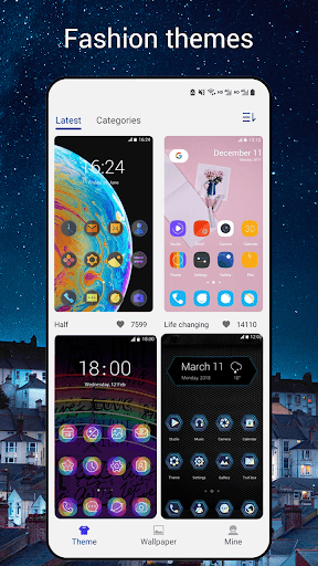 Newlook Launcher - Galaxy Star - عکس برنامه موبایلی اندروید
