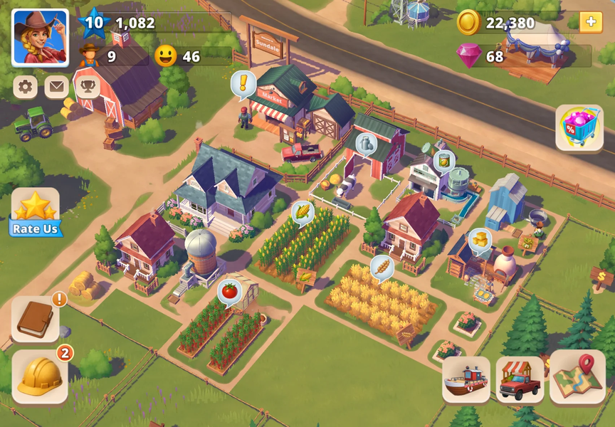 Big Farm Homestead - Gameplay image of android game