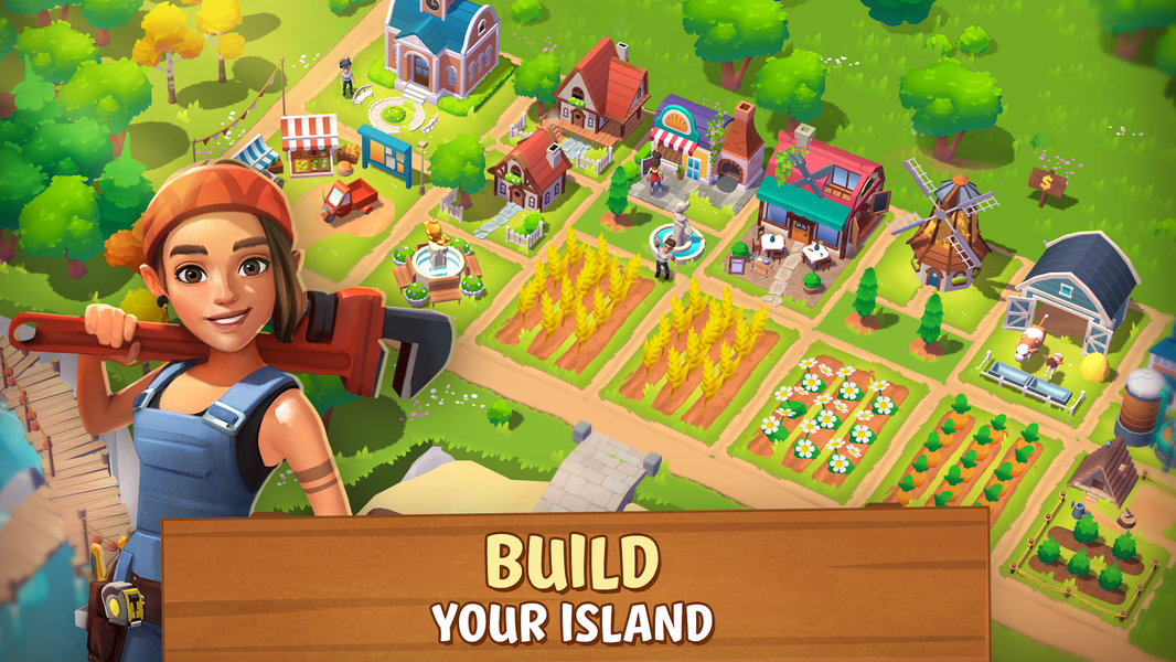 Sunshine Island Adventure Farm - Gameplay image of android game