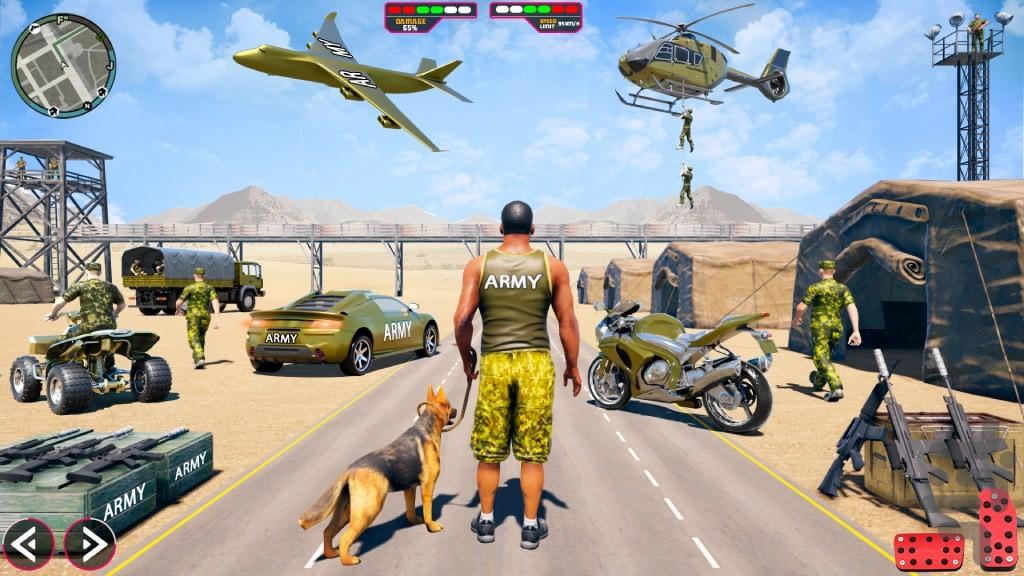 بازی ماشین نظامی - Gameplay image of android game