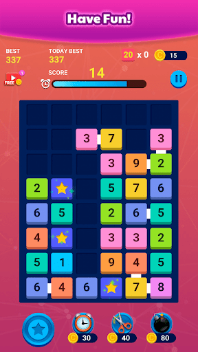 Merge Block: Number Merge Game - عکس بازی موبایلی اندروید