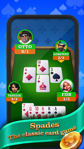 Spades: Classic Card Game - Gameplay image of android game