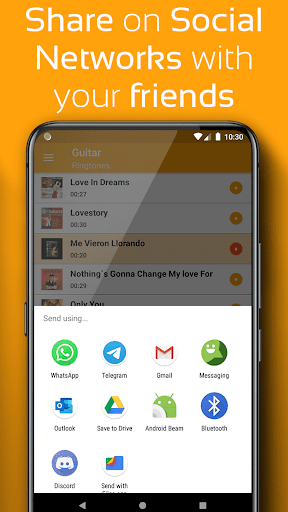 Guitar Ringtones - Image screenshot of android app
