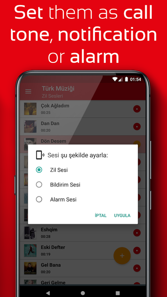 Turkish Ringtones - Image screenshot of android app