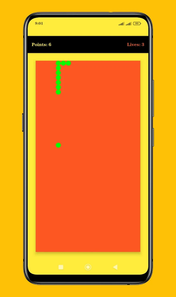 Snake - Gameplay image of android game