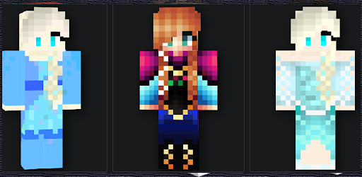 skin elsa and anna prince mcpe - Image screenshot of android app