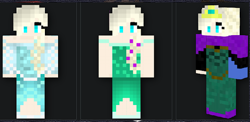 skin elsa and anna prince mcpe - Image screenshot of android app