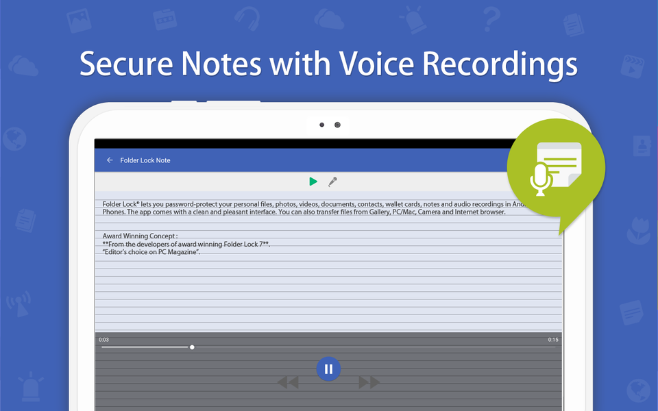 Folder Lock - Image screenshot of android app