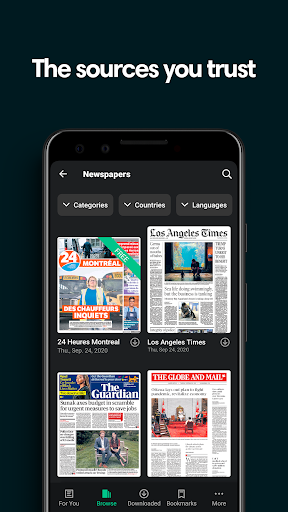 PressReader: News & Magazines - عکس برنامه موبایلی اندروید
