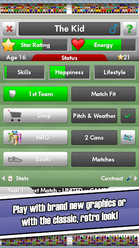 New Star Soccer - Gameplay image of android game