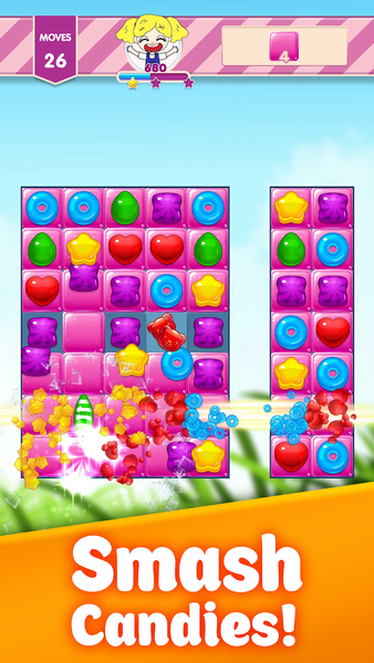 Match Happy Sweet : merge game - Gameplay image of android game