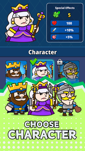 Square Warriors: Puzzle TD RPG - عکس بازی موبایلی اندروید
