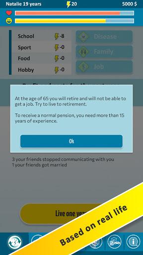 Life simulator. New life 2 - Gameplay image of android game