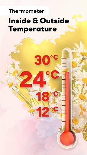 Thermometer: Weather, Body Temperature, Heartbeat - عکس برنامه موبایلی اندروید
