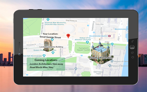 GPS Live Map Direction Navigation - Street View 3D - عکس برنامه موبایلی اندروید