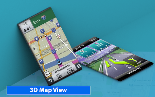 GPS Live Map Direction Navigation - Street View 3D - Image screenshot of android app