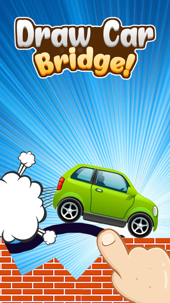 Draw Car Bridge - Gameplay image of android game