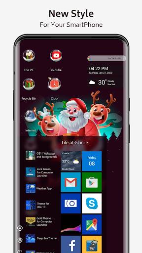 New year Theme For Launcher - Image screenshot of android app