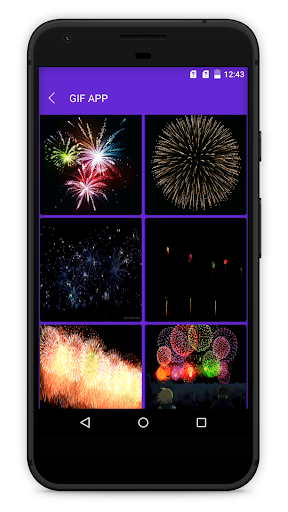 Best Fireworks GIF - Image screenshot of android app