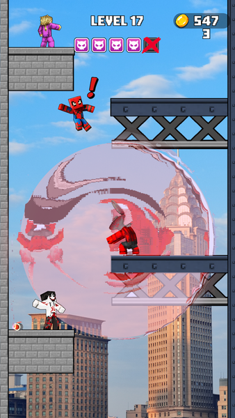 Mr Rope Attack Spider Fighting - Image screenshot of android app