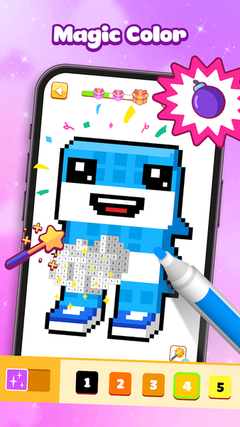 Fun Pixel Pop Meme Color - عکس بازی موبایلی اندروید