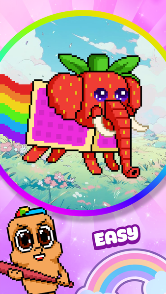 Fun Pixel Pop Meme Color - عکس بازی موبایلی اندروید