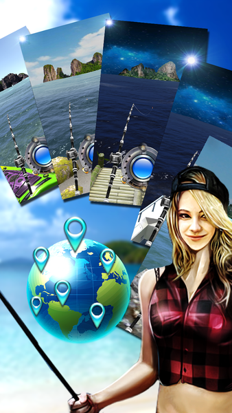 Monster Fishing 2025 - Gameplay image of android game