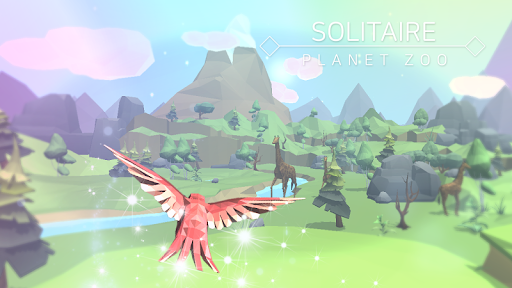 Solitaire : Planet Zoo - Gameplay image of android game