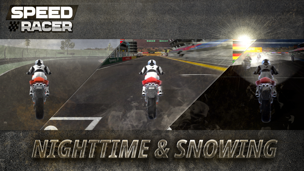 Speed Racer : Motor bike race - Gameplay image of android game