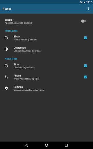 Blackr: OLED Screen Off - عکس برنامه موبایلی اندروید