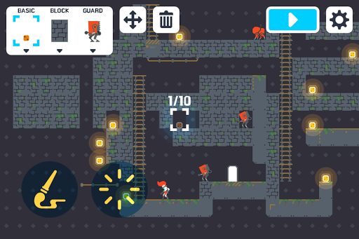 Lode Runner 1 - Gameplay image of android game