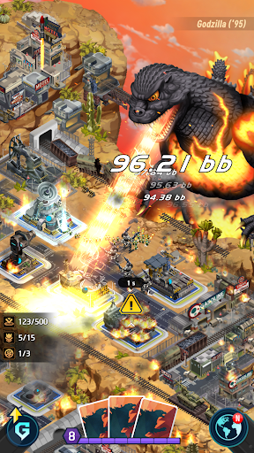 Godzilla Defense Force - Gameplay image of android game