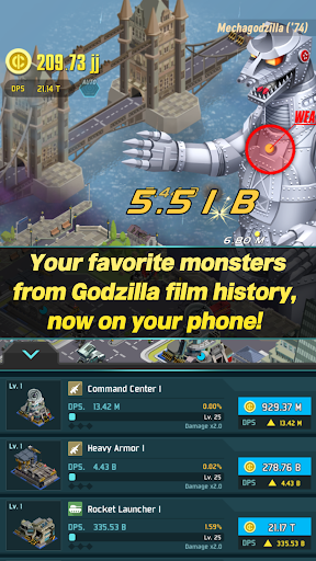 Godzilla Defense Force - عکس بازی موبایلی اندروید