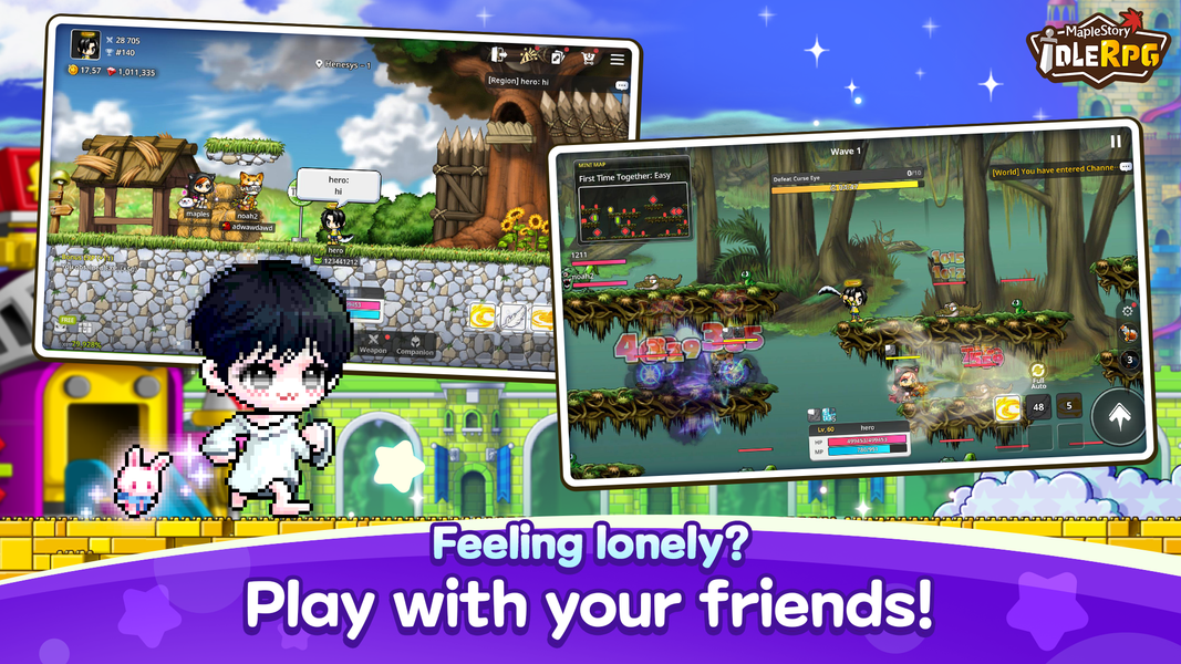 MapleStory : Idle RPG - Gameplay image of android game