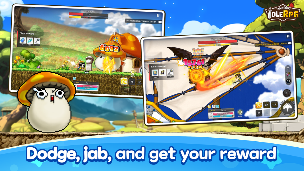 MapleStory : Idle RPG - Gameplay image of android game
