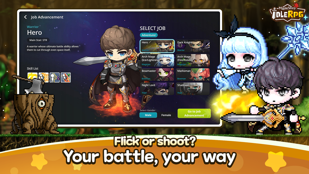 MapleStory : Idle RPG - Gameplay image of android game