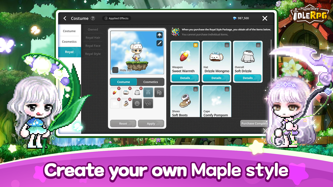 MapleStory : Idle RPG - Gameplay image of android game