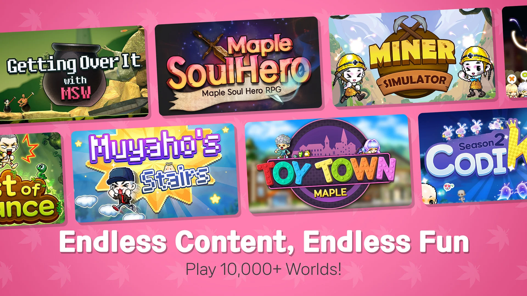 MapleStory Worlds - عکس برنامه موبایلی اندروید