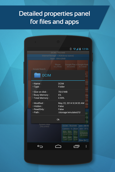 DataSize Explorer - عکس برنامه موبایلی اندروید
